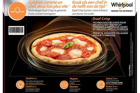 Micro- Ondes + Gril Whirlpool Cmcp34r6 Bl Chef Plus