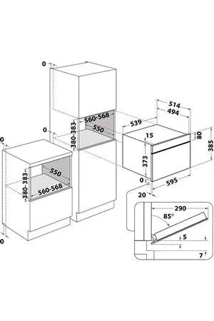 Micro-ondes combiné Whirlpool AMW730WH