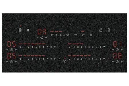 Plaque de cuisson avec hotte intégrée Electrolux KCC84450CZ