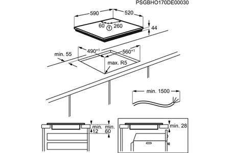Plaque induction Electrolux LIT60342CW