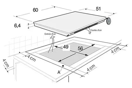 Plaque induction Sauter SPIN4361B