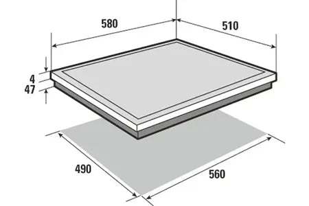 Plaque vitrocéramique Brandt BPV6322B