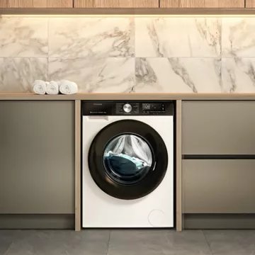 Lave linge hublot 							HISENSE				WF3S8043BW3
