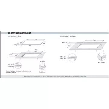 Table gaz							WHIRLPOOL				GOWL758NBFR 75cm