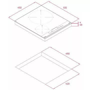 Domino induction							TEKA				IZC42400 BK