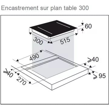 Domino induction							DE DIETRICH				DPI4220H Heritage