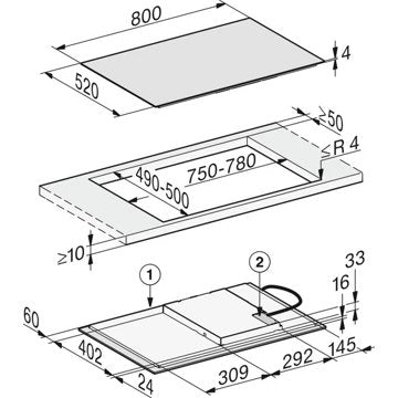 Table induction							MIELE				KM 7373 FL