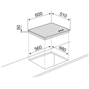 Table gaz							AIRLUX				BLANC ATV63TWH