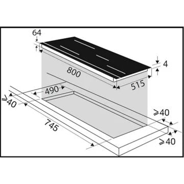 Table induction							DE DIETRICH				DPI7884XT