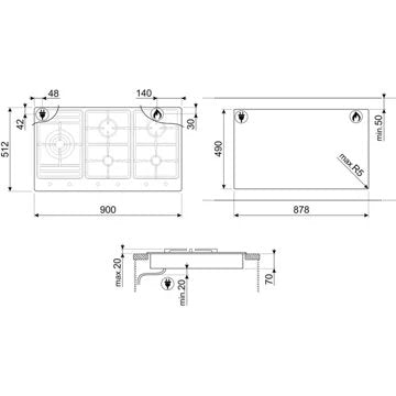 Table gaz							SMEG				PS9062