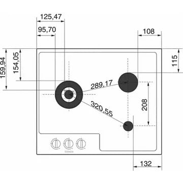 Table gaz							MIELE				KM 2312