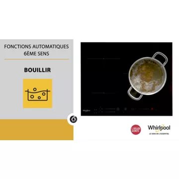Table induction							WHIRLPOOL				WFS7560NE Reconditionné