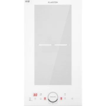 Domino vitrocéramique							KLARSTEIN				Delicatessa Slim 3500W - Blanc