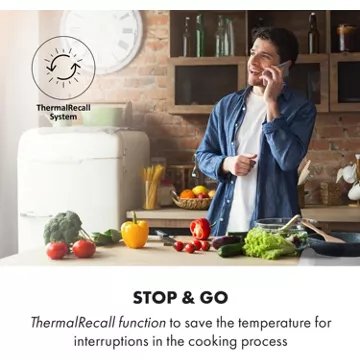 Domino vitrocéramique							KLARSTEIN				Delicatessa Slim 3500W - Blanc