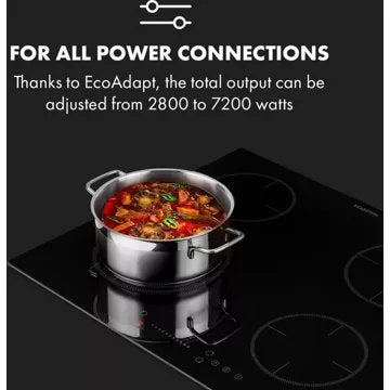 Table vitrocéramique							KLARSTEIN				Virtuosa EcoAdapt 7200W - Noir