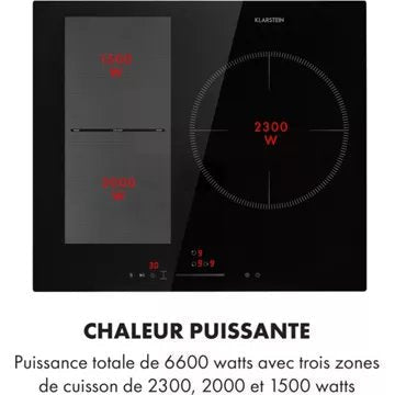 Table vitrocéramique							KLARSTEIN				Delicatessa 3 - 6600W