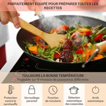 Table vitrocéramique							KLARSTEIN				Victoria 4 Flex 7400W - Noir