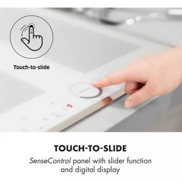 Table vitrocéramique							KLARSTEIN				Delicatessa 60 Prime - Blanc