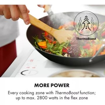 Table vitrocéramique							KLARSTEIN				Delicatessa 60 Prime - Blanc