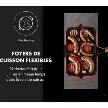 Table vitrocéramique							KLARSTEIN				Delicatessa 90 Hybrid - Noir