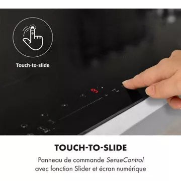 Table vitrocéramique							KLARSTEIN				Delicatessa 90 Hybrid - Noir