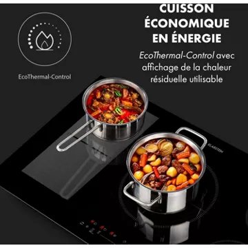 Table vitrocéramique							KLARSTEIN				Delicatessa 90 Hybrid - Noir