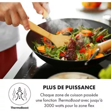 Table vitrocéramique							KLARSTEIN				Delicatessa 90 Hybrid - Noir