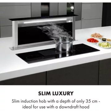 Table vitrocéramique							KLARSTEIN				Delicatessa 90 Slim - 7000W