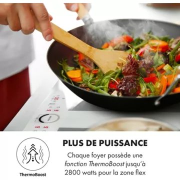 Table vitrocéramique							KLARSTEIN				Delicatessa 60 7000W - Blanc