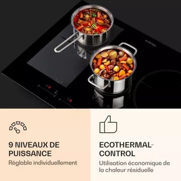 Table vitrocéramique							KLARSTEIN				Delicatessa 77 Hybrid - 7000W