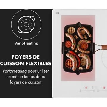 Table vitrocéramique							KLARSTEIN				Delicatessa 77 Hybrid - Blanc