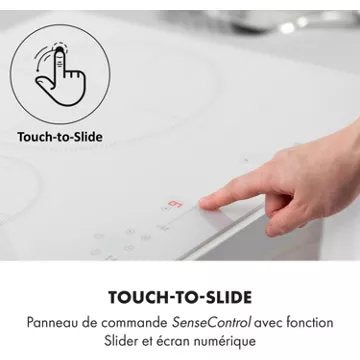 Table vitrocéramique							KLARSTEIN				Delicatessa 77 Hybrid - Blanc