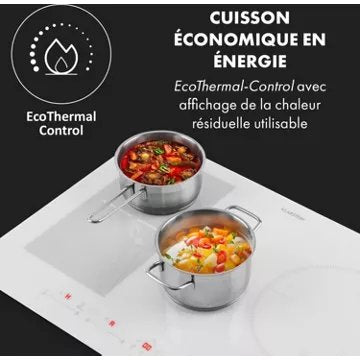 Table vitrocéramique							KLARSTEIN				Delicatessa 77 Hybrid - Blanc