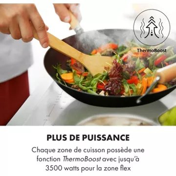 Table vitrocéramique							KLARSTEIN				Delicatessa 77 Hybrid - Blanc