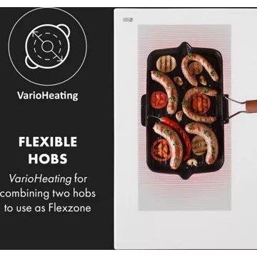 Table vitrocéramique							KLARSTEIN				Delicatessa 90 Hybrid - Blanc