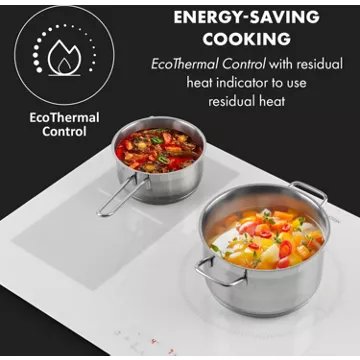 Table vitrocéramique							KLARSTEIN				Delicatessa 90 Hybrid - Blanc