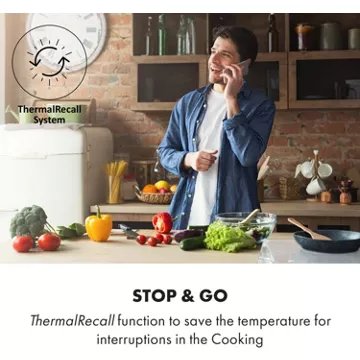 Table vitrocéramique							KLARSTEIN				Delicatessa 90 Hybrid - Blanc