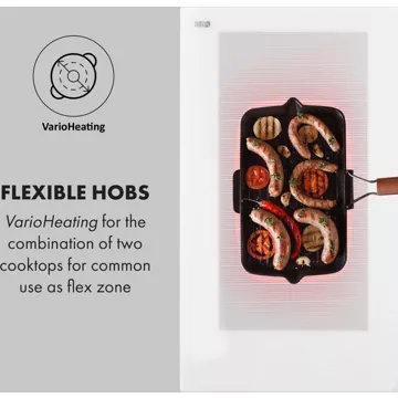 Table vitrocéramique							KLARSTEIN				Delicatessa 90 Flex - Blanc