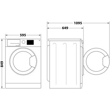 Sèche linge pompe à chaleur							INDESIT				YTM1192XFRR