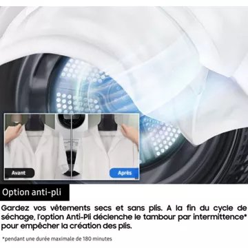 Sèche linge pompe à chaleur							SAMSUNG 				DV80CGC2B0TEEF