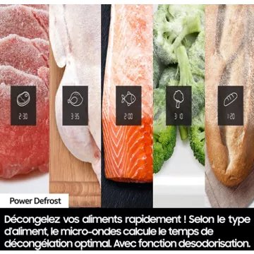 Micro ondes combiné							SAMSUNG 				MC32DG7646CKE1 noir