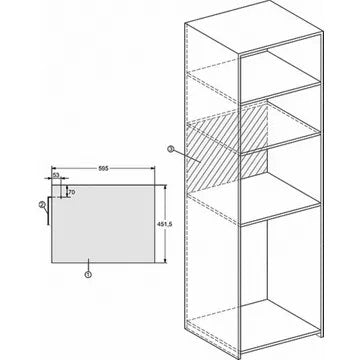 Micro ondes encastrable 							MIELE				M 7240 TC