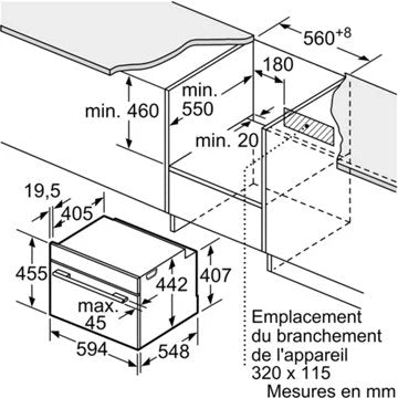 Micro ondes combiné encastrable 							SIEMENS				CM776G1B1  Série iQ700 VarioSpeed