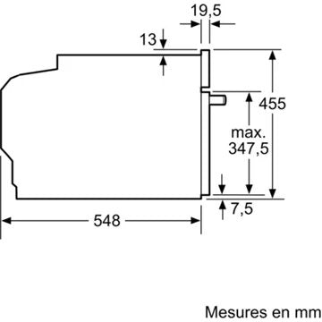 Micro ondes combiné encastrable 							SIEMENS				CM776G1B1  Série iQ700 VarioSpeed