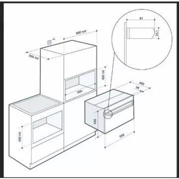 Micro ondes encastrable 							DE DIETRICH				DKE4535X Inox Stellaire