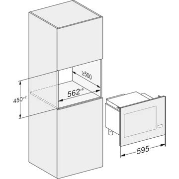 Micro ondes encastrable 							MIELE				M 7140 TC