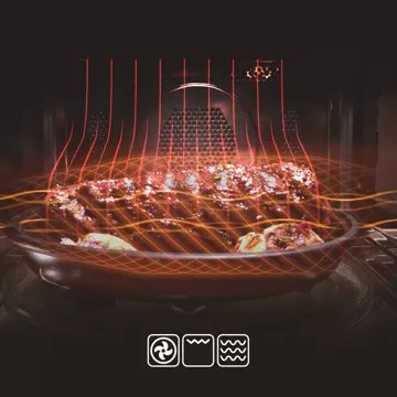 Micro ondes combiné							SAGE APPLIANCES				Combi Wave 3 in 1 Inox Noir