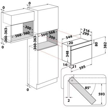 Micro ondes encastrable 							WHIRLPOOL				MBNA990B