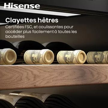 Cave à vin vieillissement							HISENSE				RW3N230GELF