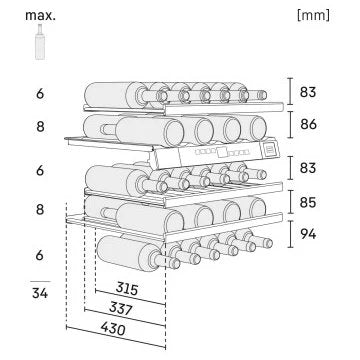 Cave à vin polyvalente							LIEBHERR				UWTes1672-26